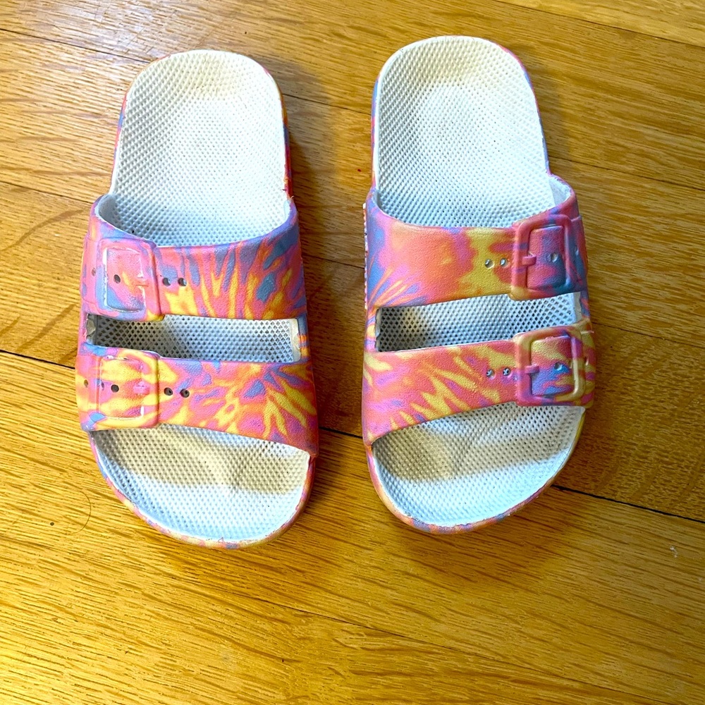 Kids Moses slides - tie dye